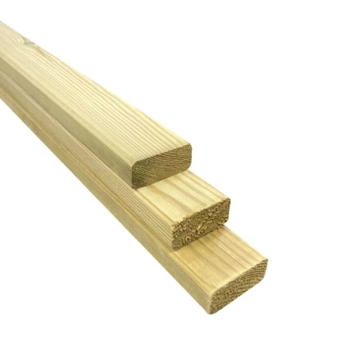 25x50 planed Fencing slats (pressure treated)